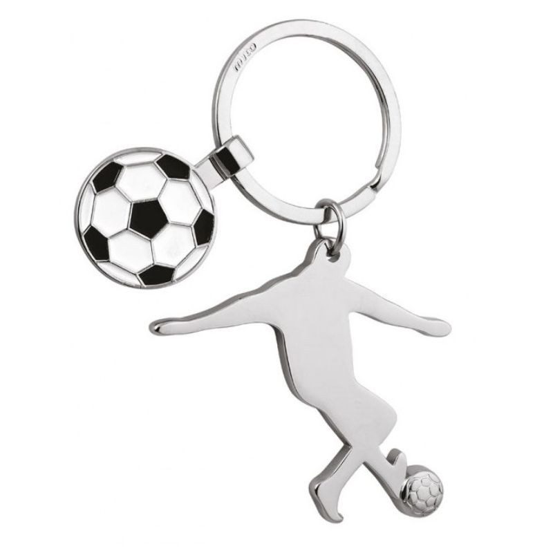 Llavero futbolista con balón