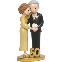 Figura 50 aniversario de pie