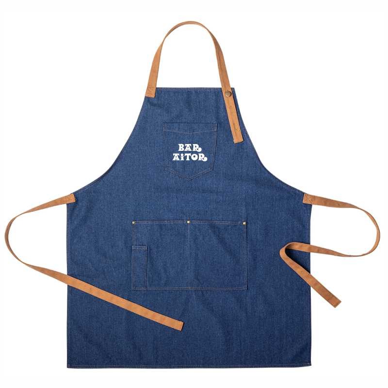 Delantal vaquero personalizado con logotipo