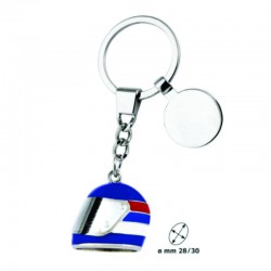 Llavero casco moto colores francia