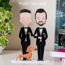 Figura boda gay perro