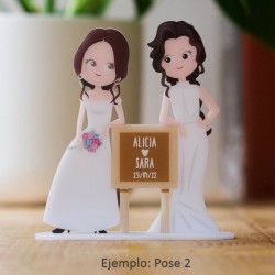 Figura boda lesbiana