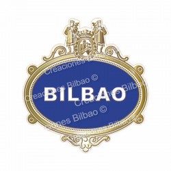 Pegatina Placa calles Bilbao Sticker