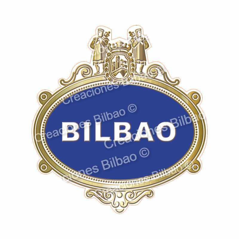 Pegatina Placa calles Bilbao Sticker
