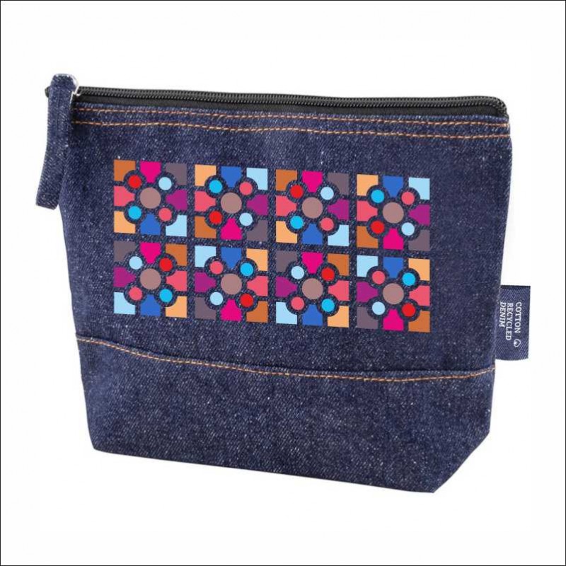 Neceser vaquero baldosas colores