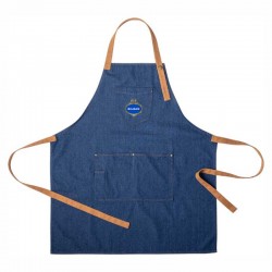 Delantal denim placa calles Bilbao