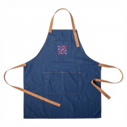 Delantal vaquero Baldosas Bilbao colores pastel