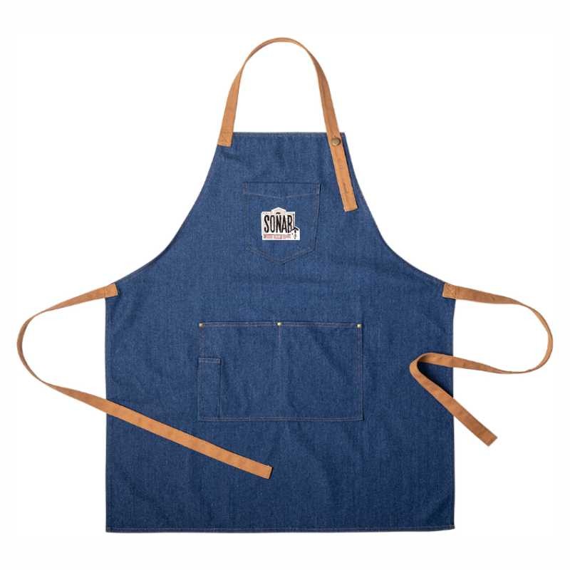 Delantal vaquero edificio soñar