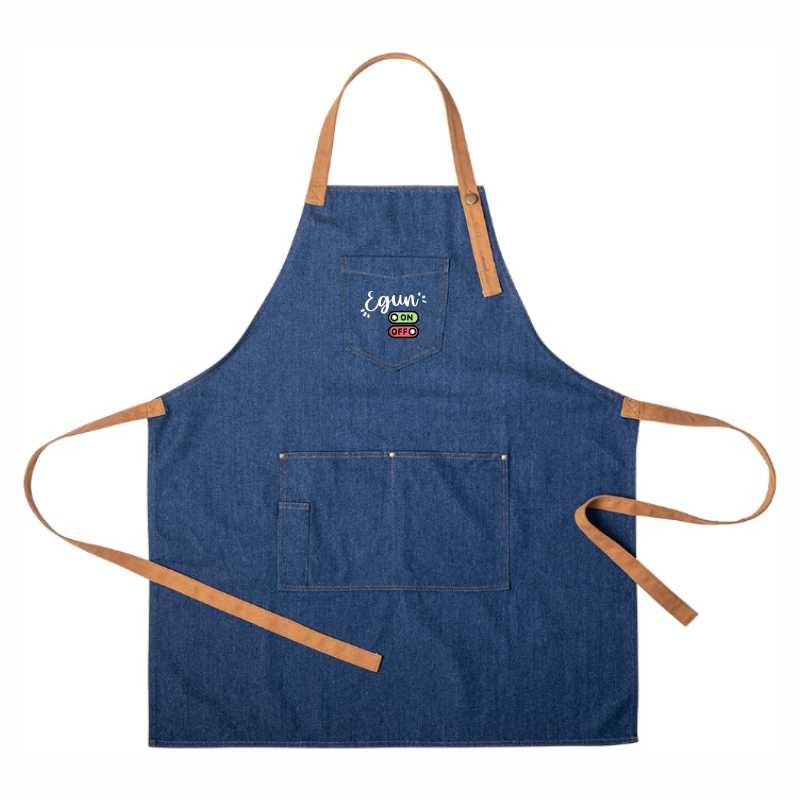 Delantal vaquero Egun on off