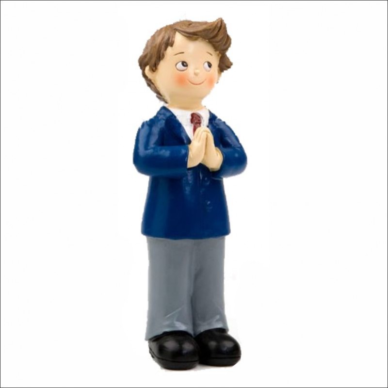 Figura comunión niño traje corbata