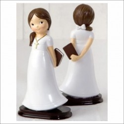 Figura niña comunión coleta