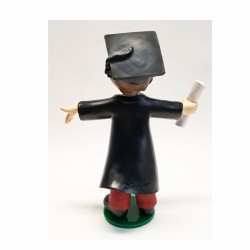 Figura Graduación Chico por detras