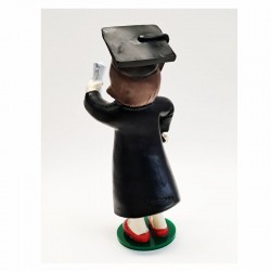 Figura Graduación Chica por detras