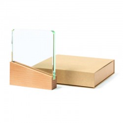 Trofeo premium madera y cristal