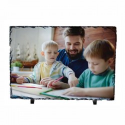 Placa pizarra personalizada BRILLO con foto