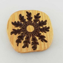   Eguzkilore de madera maciza mediano