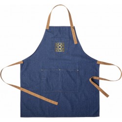 Delantal denim baldosa oro